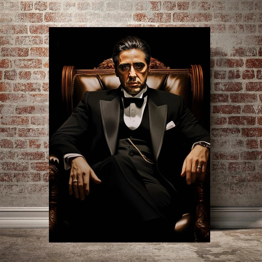 5D The Godfather Film Diamond Painting American Gangster Movies Wall Art Cross Stitch Embroidery Picture Mosaic Craft Home Decor