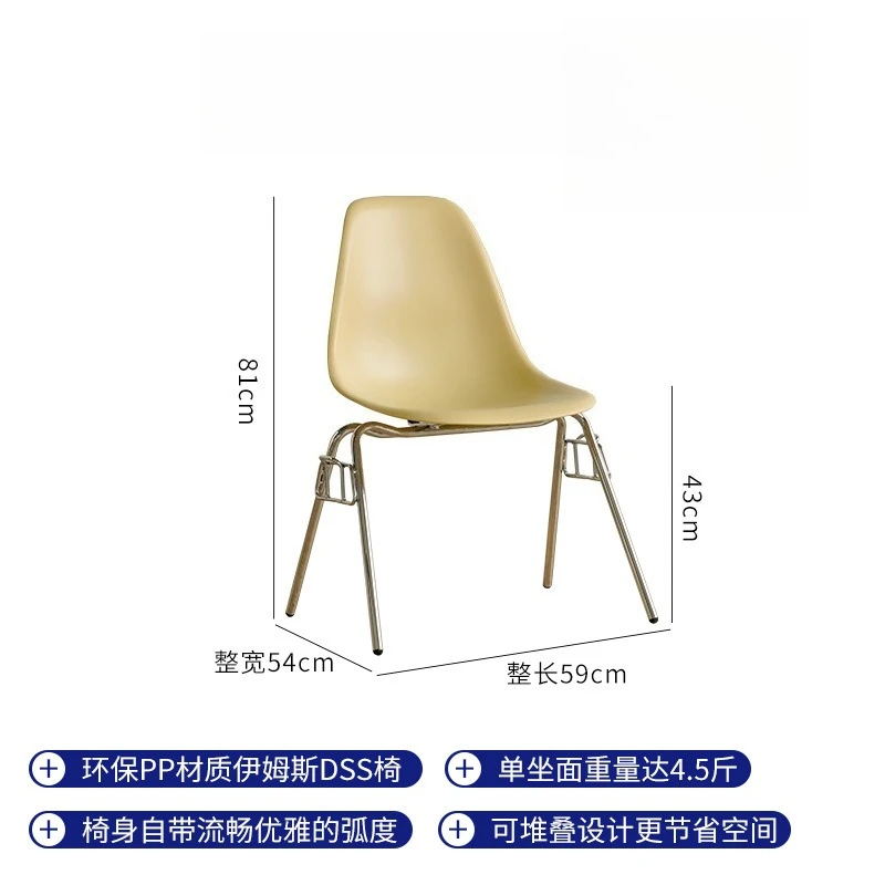Home Medieval Internet celebrity ins coffee shop stackable wrought iron chair