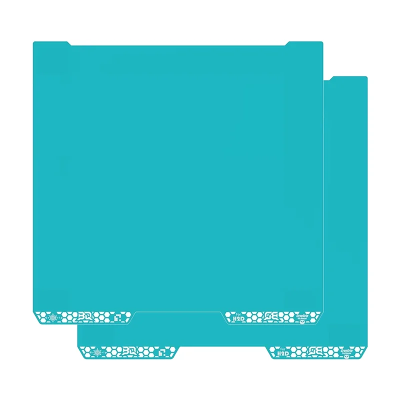 

Superb 2PCS Panda Build Plate Cryogrip Pro Glacier Sheet 350X325mm Double-Side Heatbed For Bambu Lab H2D