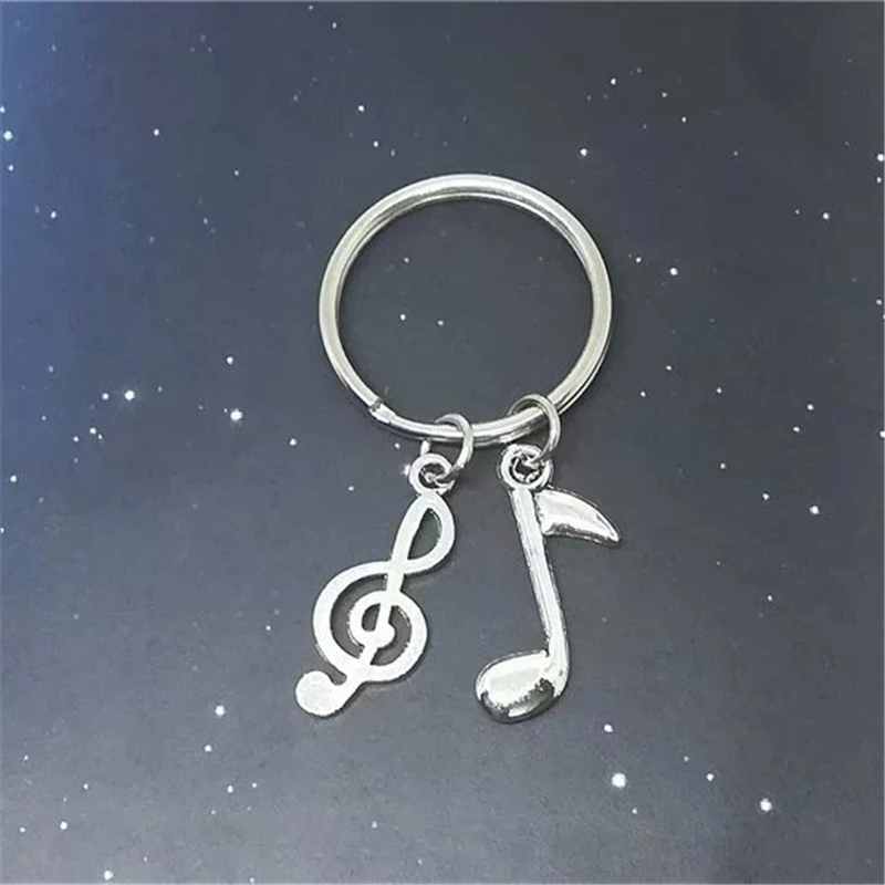 Music Note Keychain Music Jewelry Keychain Unique Gift for Her or Him Bag Charm Party Favors Music Lovers Gift
