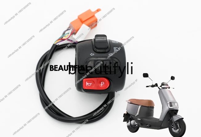 

Electric vehicle accessories A707 A505 left combination control far and near light P gear speaker steering switch