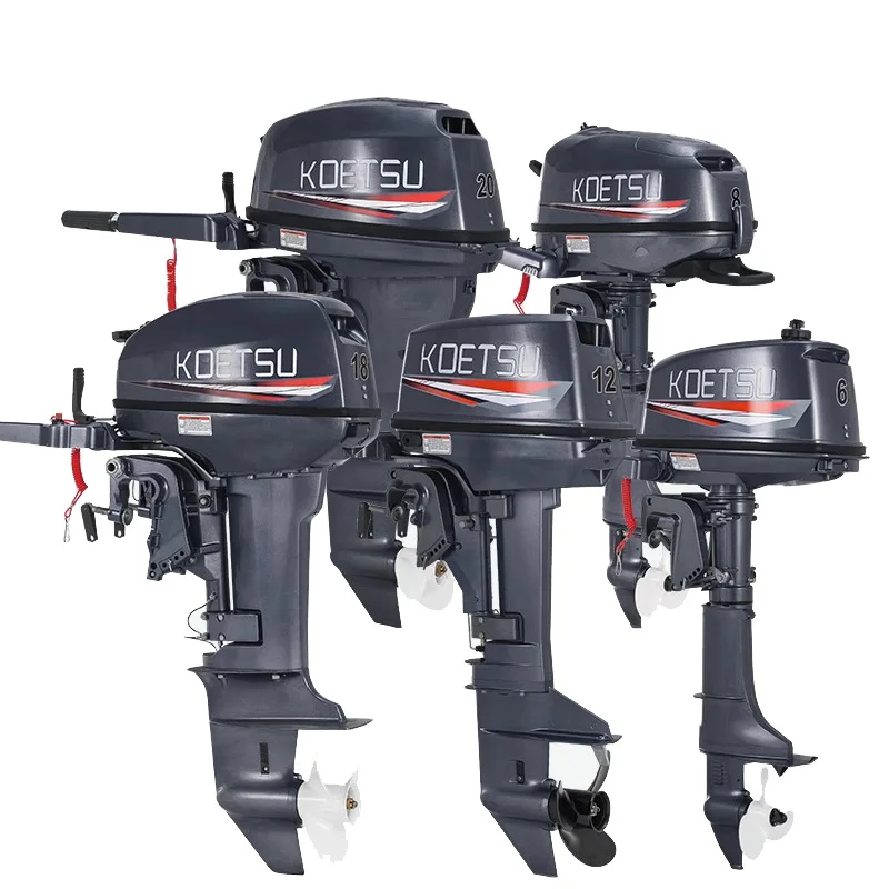 Hot Sale Boat Engine Outboard 2 Stroke Inflatable Boat With Engine 4hp 6hp 12hp 18hp 30hp 40hp Outboard Motor