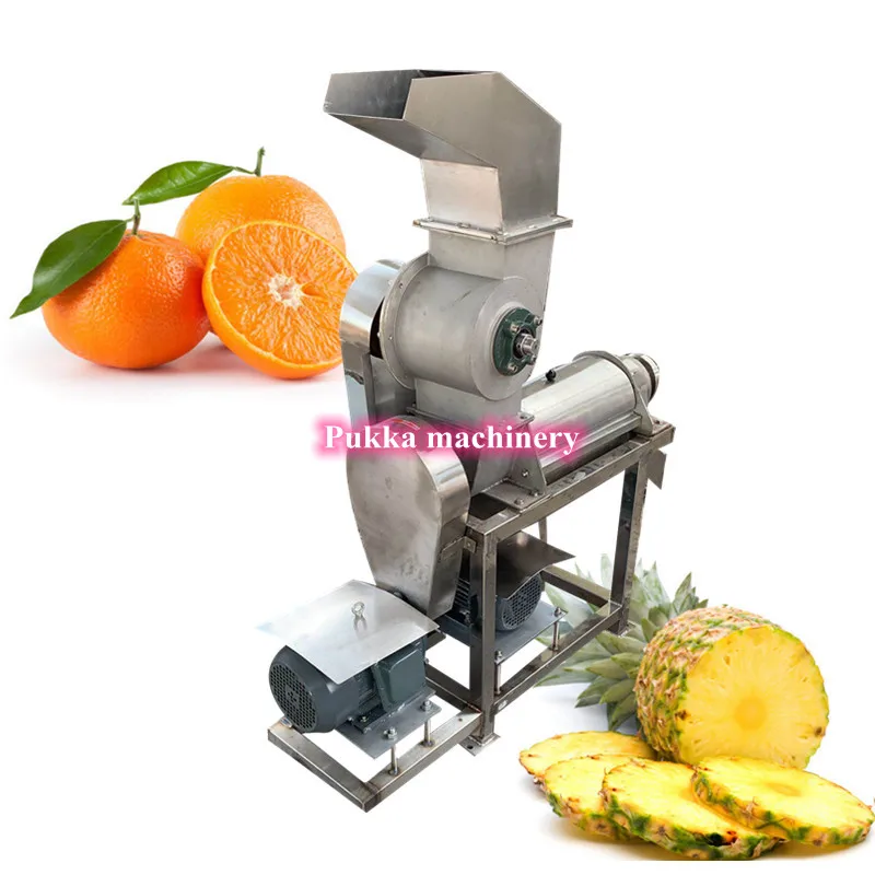 220/380v Edelstahl 0,5 t/h Obst gemüse brecher und Entsafter/Kaktus-Tomaten-Spiral-Entsafter/Fruchtsaft-Extraktion maschine