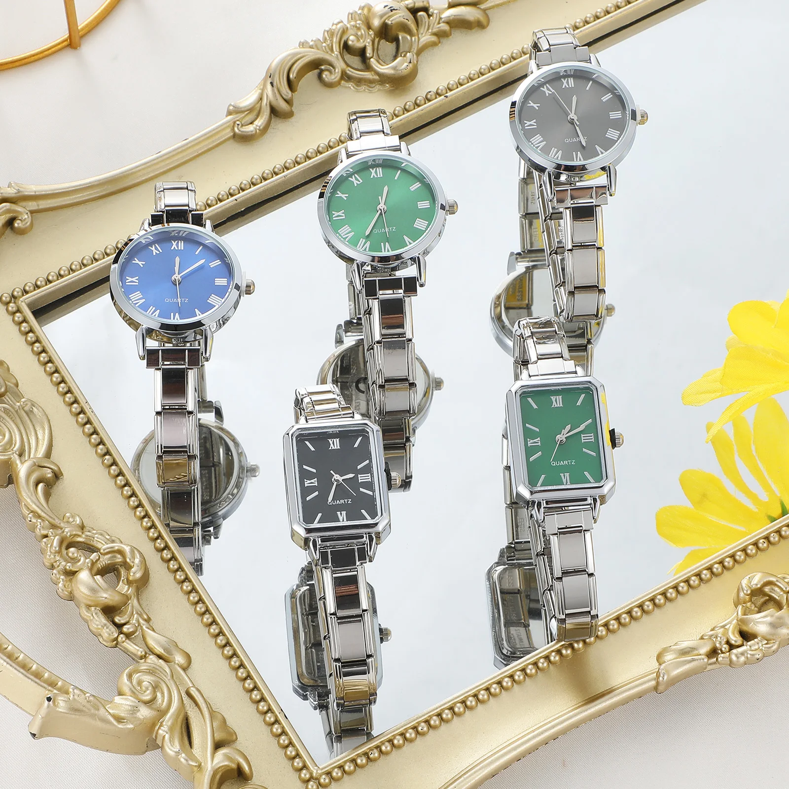 New Stainless Steel Square Rou - Jewelry Type Watches review and price