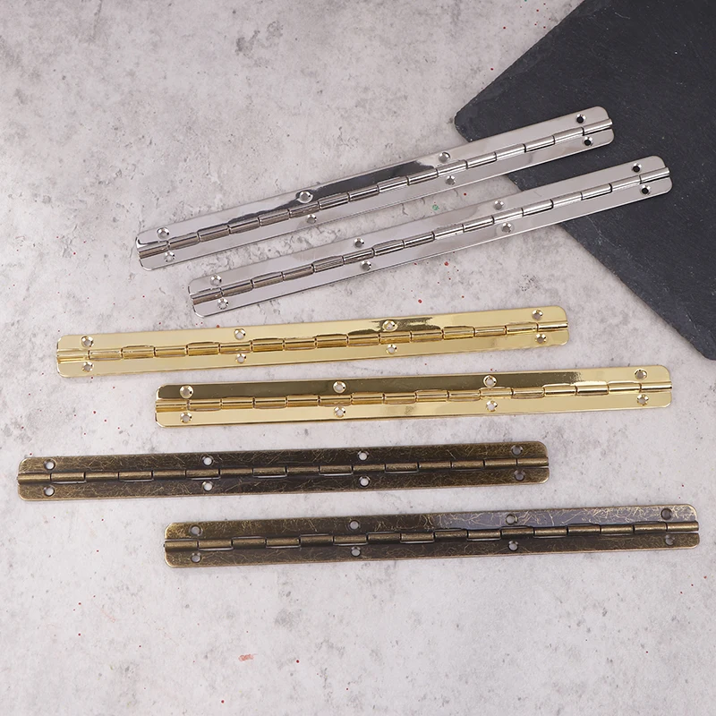 Picture 5: **2Pcs Hinge Hinges For Crafts Heavy Duty Piano Cabinet Box Long Window Iron Furniture Door And Window Hinge Long Hinge