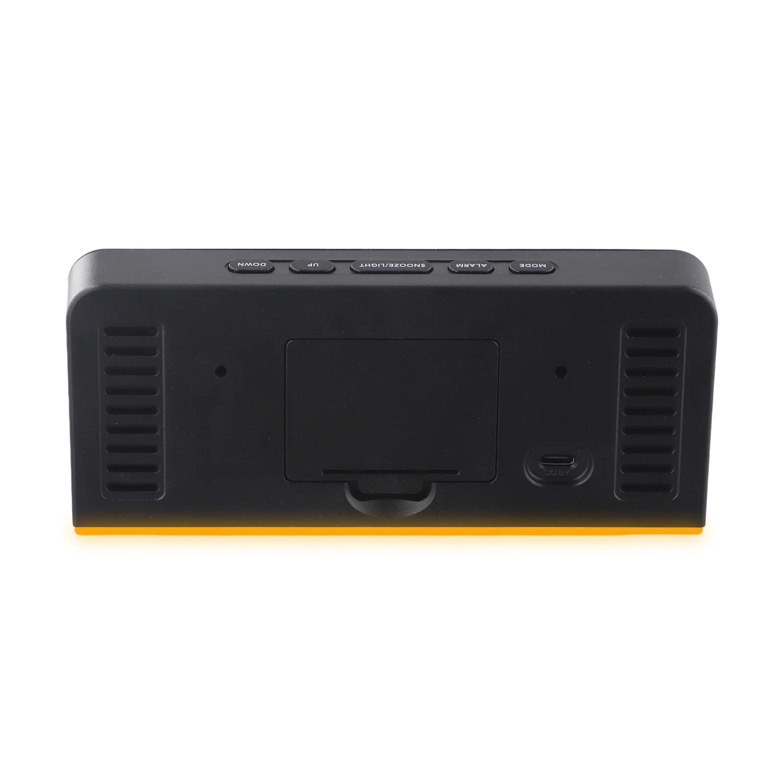 Date Table Clock Alarm Clock Bottom Light Strip Clear Time Visibility Clock With Temperature Display Digital Clock