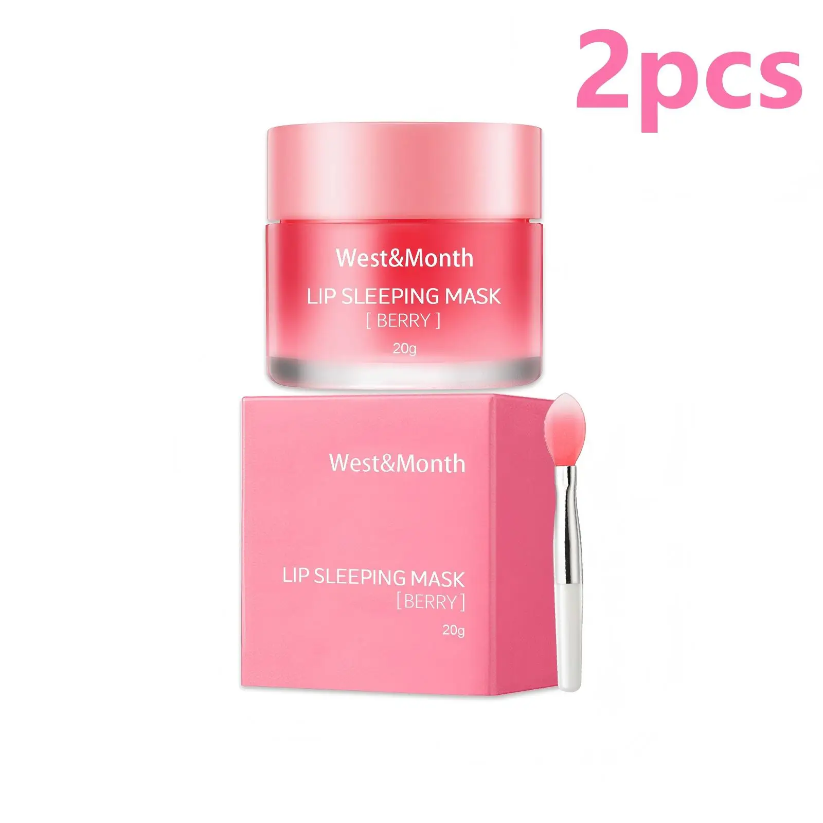 West&Month Lip Sleeping Mask Soften Cracking Lip Dead Skin Remover Dry Lips Treatment Exfoliant for Lips Nourish Jelly Lip Mask view 3