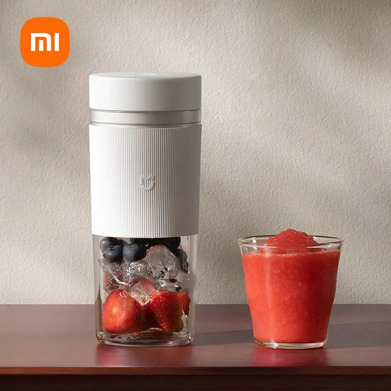 New Xiaomi Mijia Portable Juicer Cup 2 300ML USB-C Charge Juicer Fruit Cup Food Processor Electric Kitchen Mixer Quick Juicing