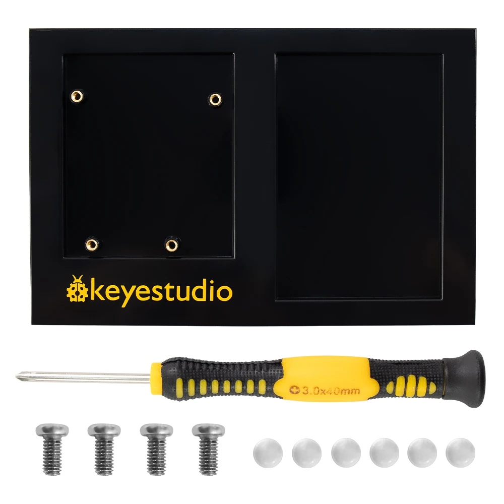 Keyestudio ABS Holder Base-Plate Experimental Platform Use For Arduino UNO R3 MEGA 2560 400 Points Breadboard Fixation