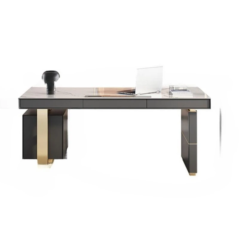 

Slate desk modern simple home light luxury computer