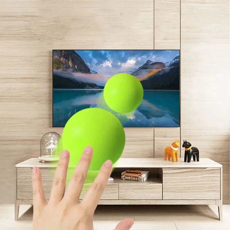 Giocattoli con palla muta Piccola palla elastica per bambini Sport Gioco da interni Tiro Basket Calcio Silenzioso Nessun rumore Non disturbare Altri