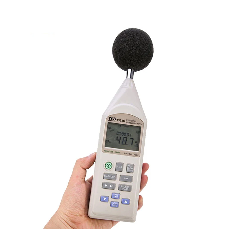 

Измеритель шума TES-1353S Измеритель уровня звука Leq Интерфейс USB