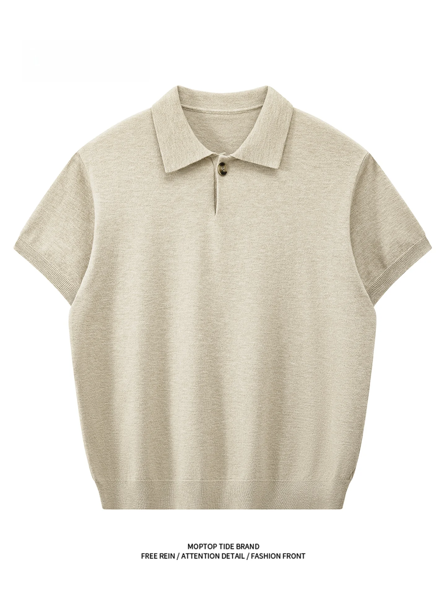 

MMOPTOP Летняя цветная вязаная футболка с коротким рукавом для мужчин, винтажная, универсальная, приталенная, свободного кроя