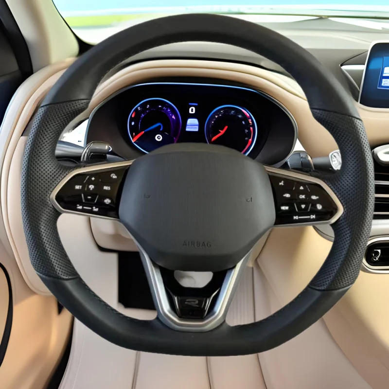 Suitable for  Magotan Passat Sagitar Lavida Touran Tiguan Upgraded Genuine Leather Multifunction Steering Wheel