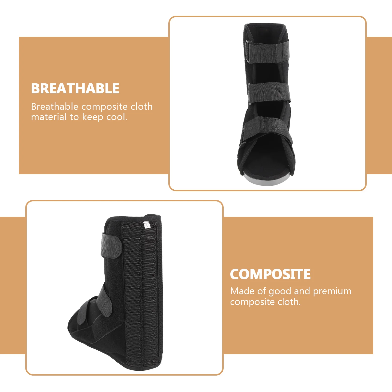 

Ankle Straight Shoes Foot Brace Drop Corrector Sole of Fixation Men Composite Cloth Injury Boot Immobilization