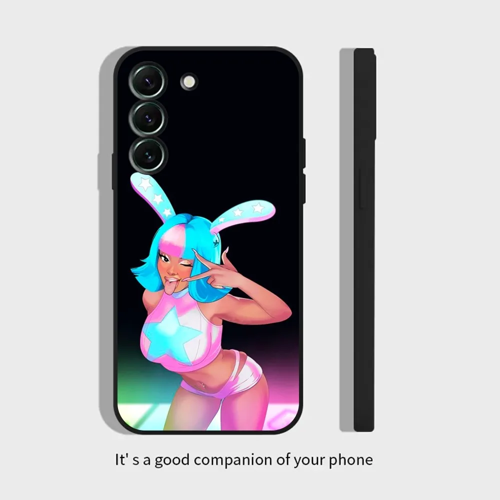 Megan Thee Stallion Phone Case For Samsung S20,Fe,21,22,23,24,Ultra,S30,22,9,10,plus,S30 ultra 5G Silicone Cover