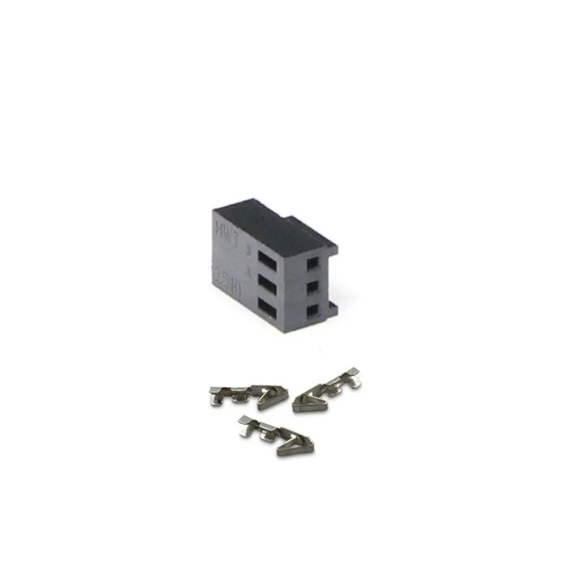 20sets Black 2510 KF2510 3 Pin 3Pin Fan Female PWM Power Shell Connector Housing + Female Terminal Crimp Pins