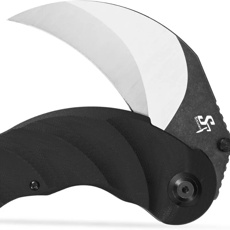 Sitivien ST160 Coltello pieghevole tascabile K110 Lama in acciaio G10 Maniglia Coltelli per utensili EDC per campeggio all'aperto Escursionismo Lavoro Sopravvivenza