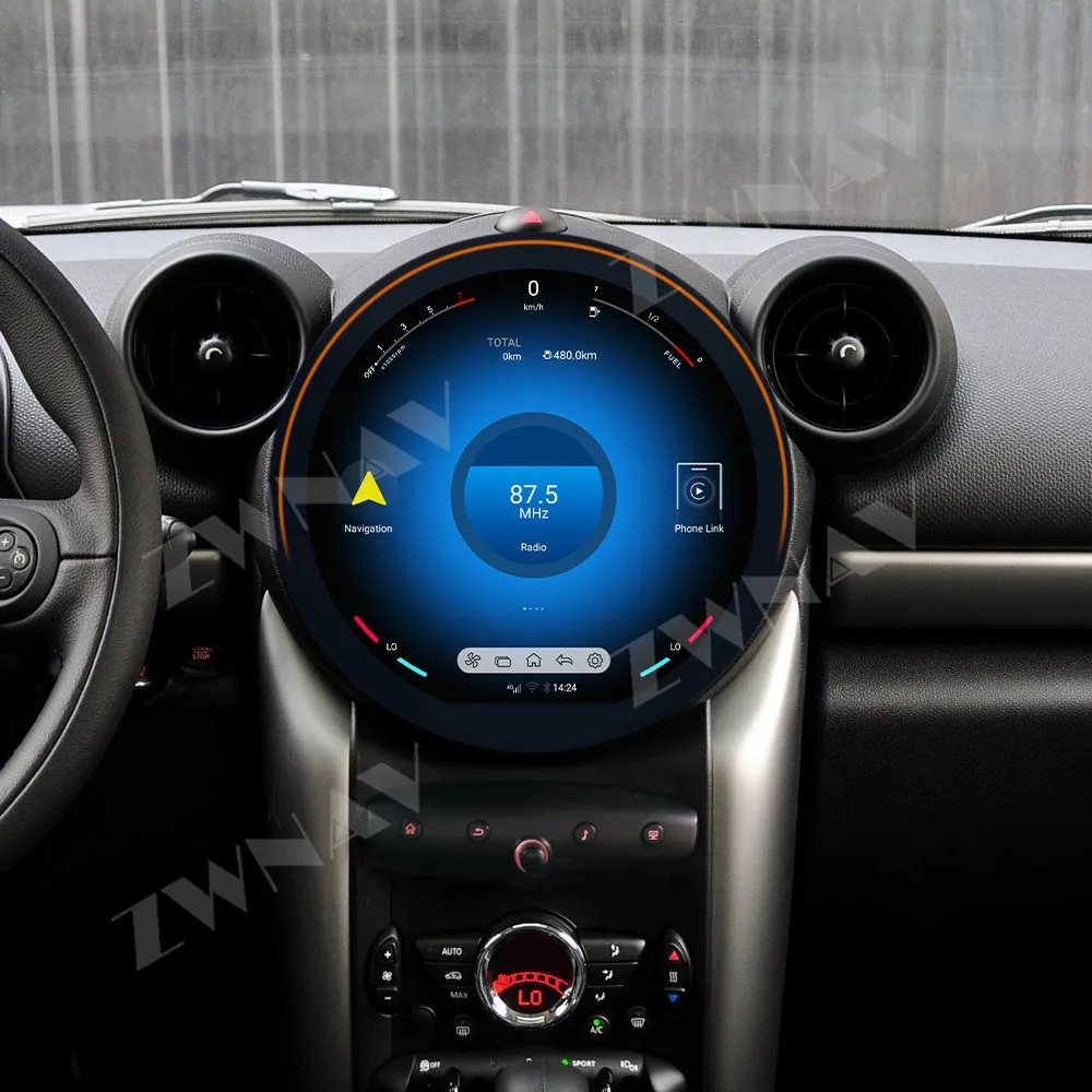 

Автомобильные аксессуары 11,8-дюймовый автомобильный мультимедийный экран Wireles CarPlay Android Auto для MINI COUNTRYMAN R60 2011-2016 GPS-навигация