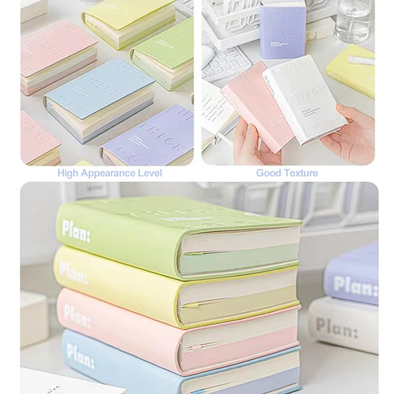 Notebook Color Brick Notebook High Appearance Thickened Portable Handbook Student specific Mini Pocket Small Notebook Blank Note