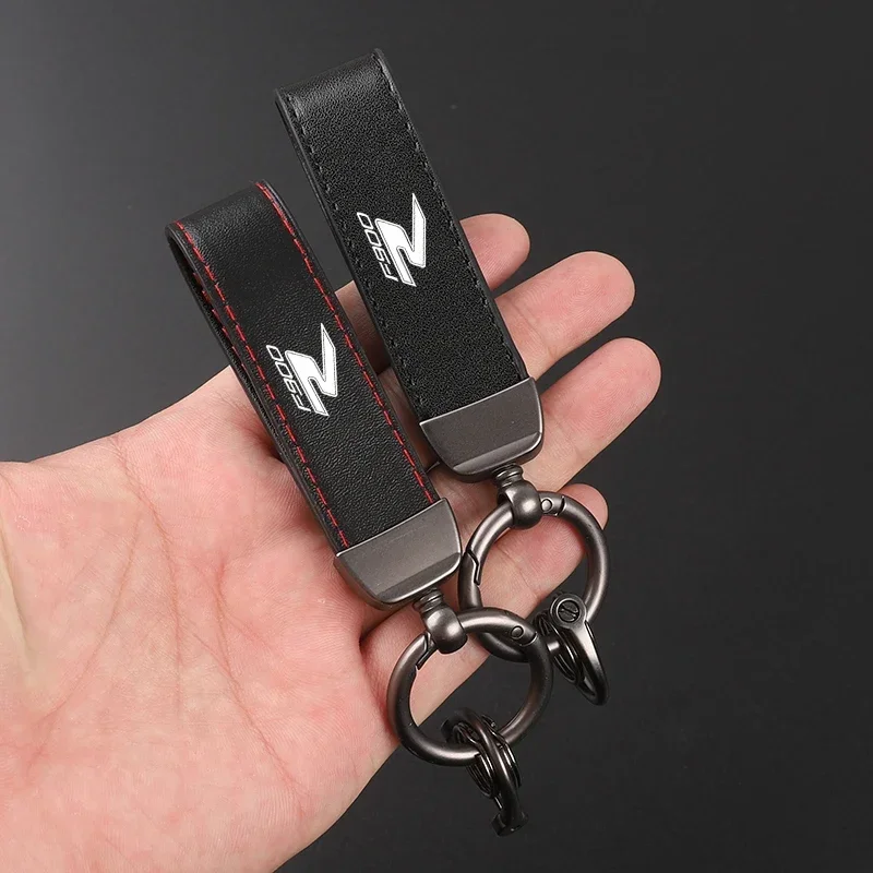 High-Grade Suede Leather Motorcycle Keychain Keyring for BMW F900R F900XR F900 XR