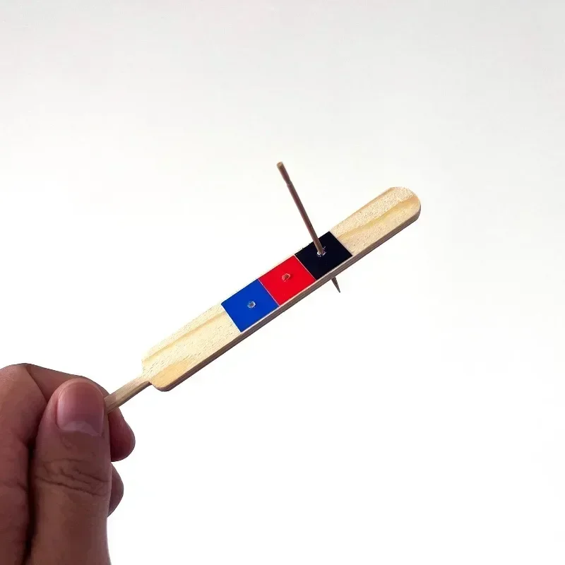 

Cross Hole Stick Close Up Magic Tricks Illusions Visual Magic Effect Props Magician Stick Jumping in Hole Street Mentalism Funny
