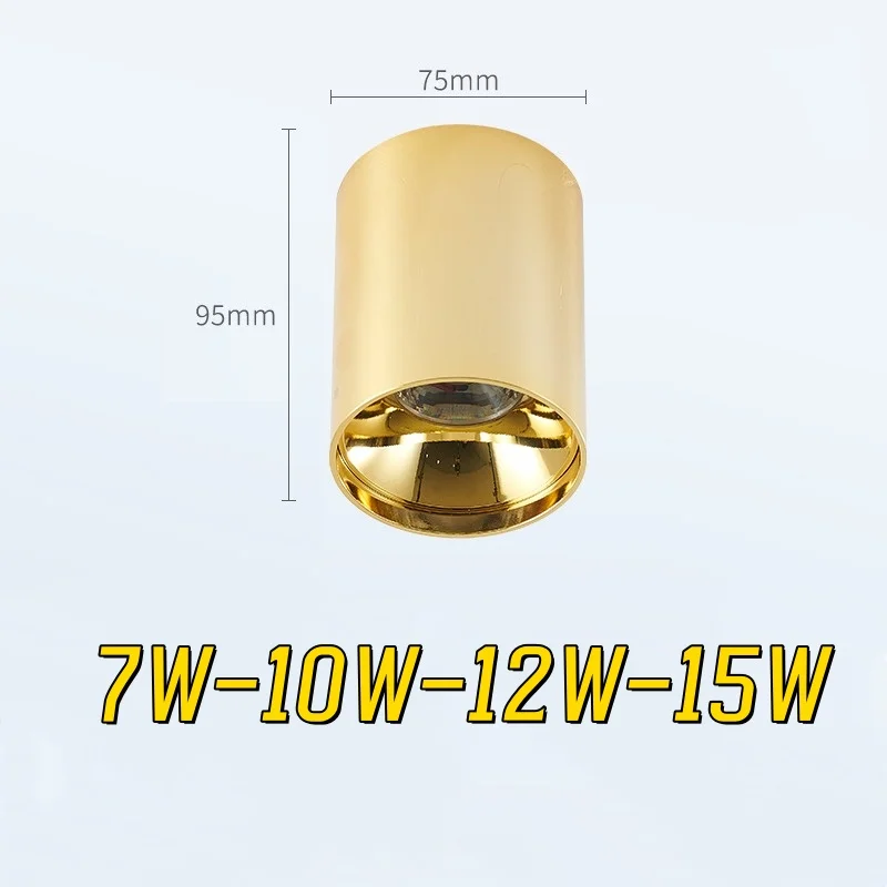 Imagem -05 - Downlights Anti-reflexo Redondo Cob Refletor Led tipo de Teto 7w 10w 12w 15w ca 85265v Sala de Estar Quarto Corredor