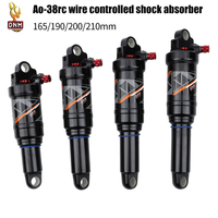 DNM AO-38RC Air Rear Shock Air Pressure Adjustable 165mm 190mm 200mm 210mm Folding Bike Mountain Bike Rear Shock Absorber