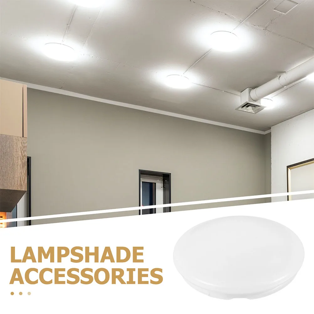 

2pcs Round Ceiling Light Covers Flat Ceiling Covers Plate Glass Globes Chandelier Bathroom Balcony Kitchen Ceiling Light Fixture