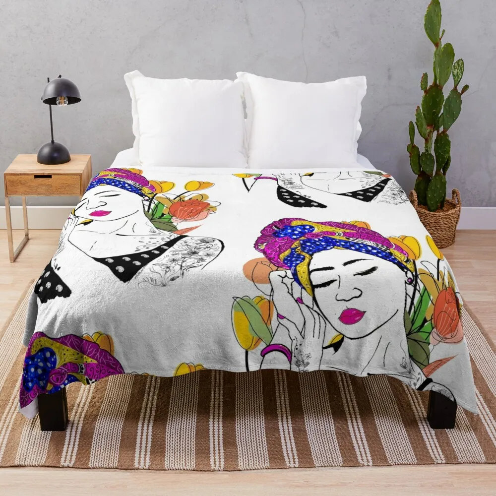 tatoo girl Throw Blanket Luxury St Weighted manga Blankets