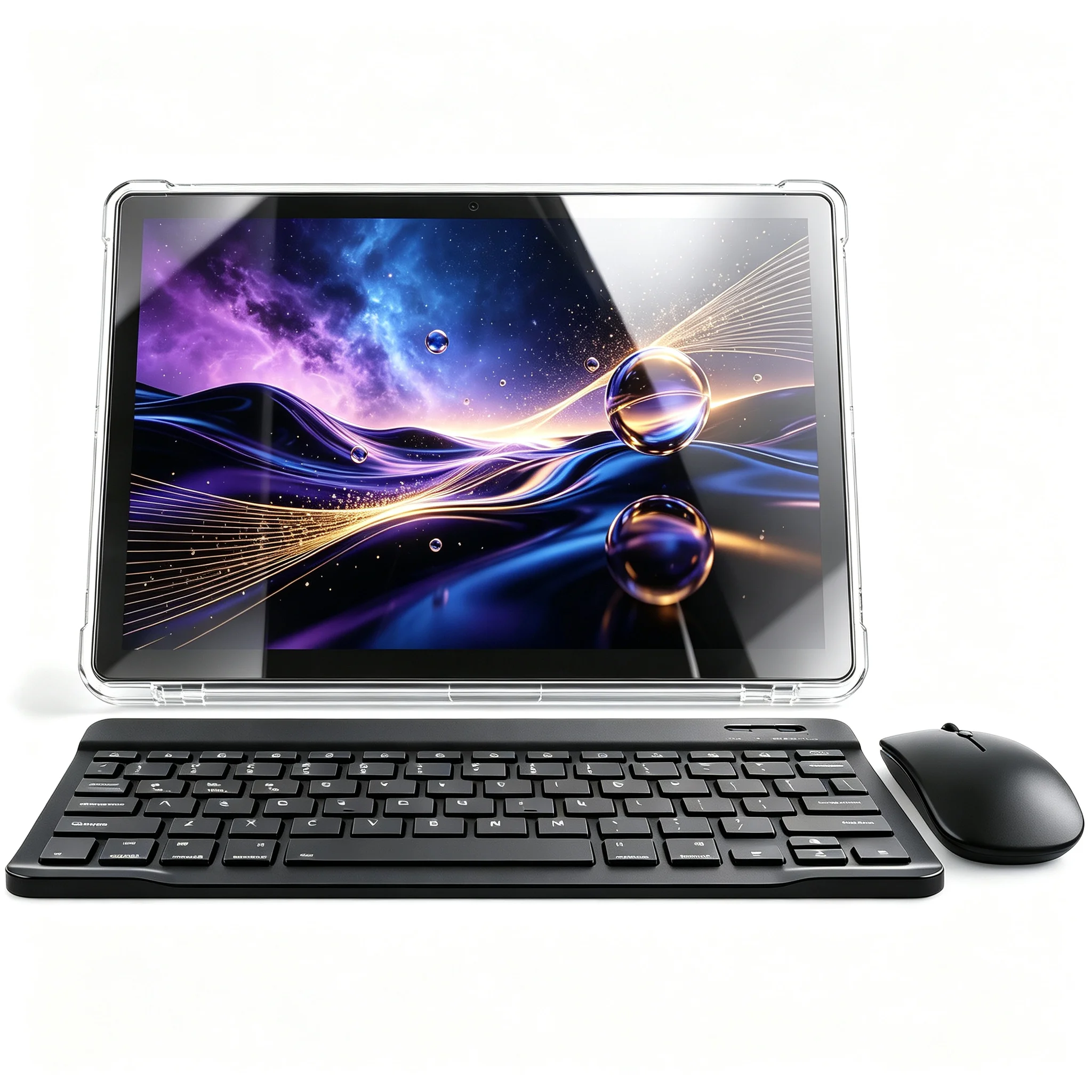 Paitanry 10 Inch Tablet with Keyboard/Case/Mouse 8GB RAM 128GB ROM Octa Core GPS Wifi 6 Android 15 GMS Google Play Tablet PC