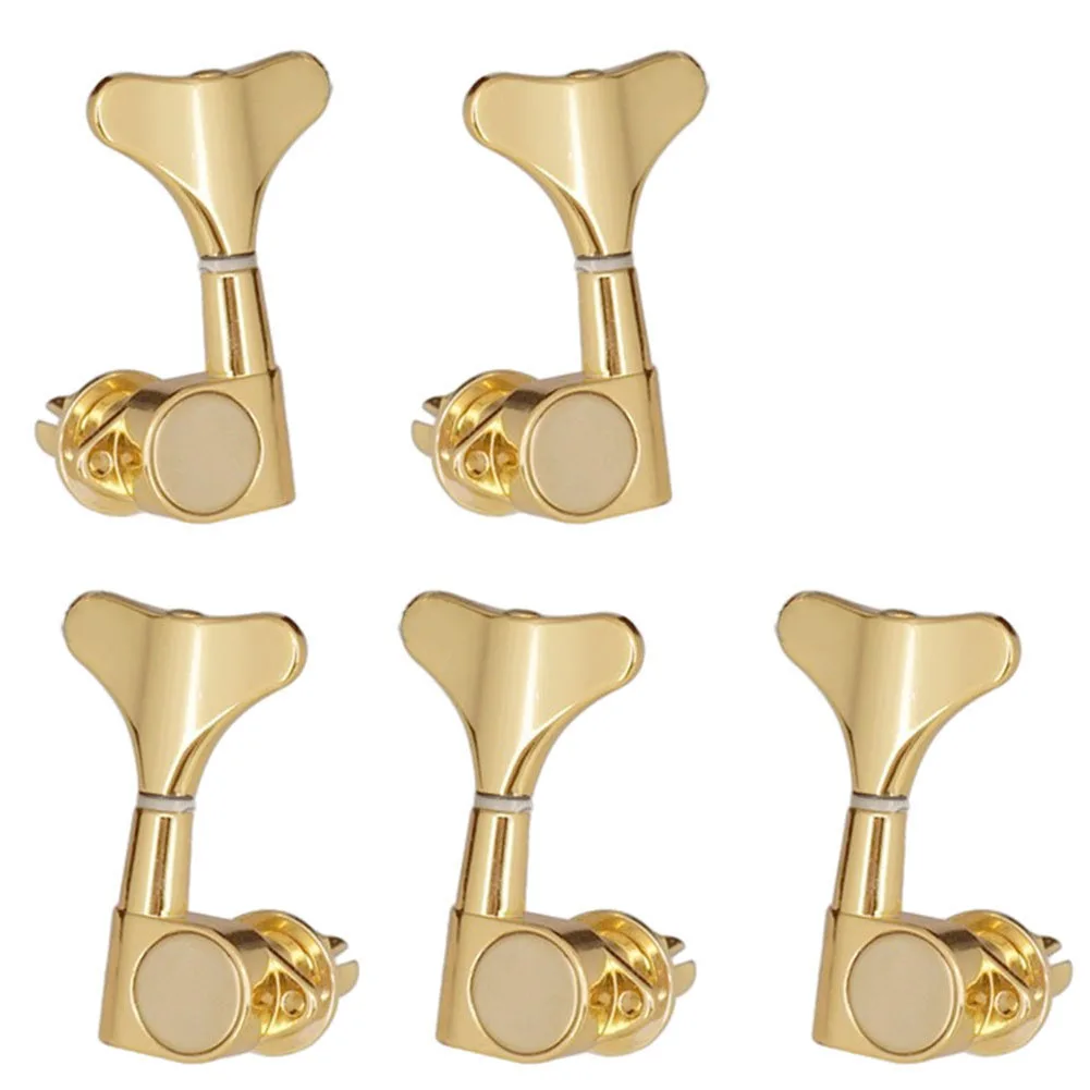 5-Piece Bass Pegs Set with Robust Internal Gear System Engineered for Smooth Operation and Long-Term Tuning Accuracy