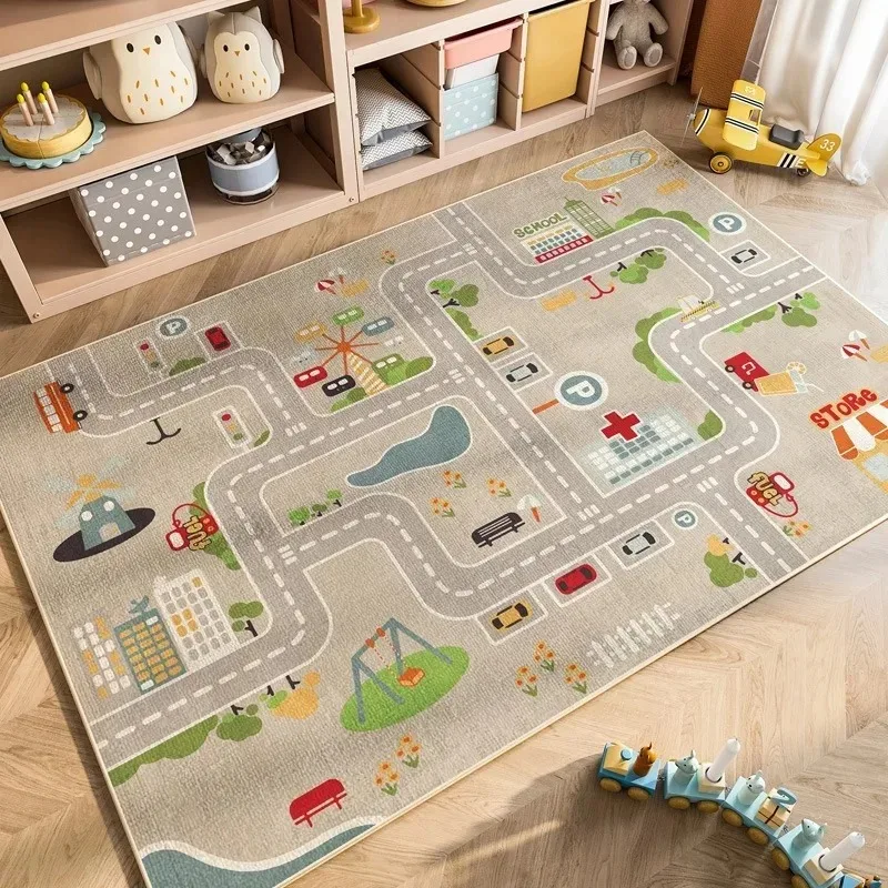 Soccer Football Field Carpet Rug for Bedroom Living Room Home Sofa Decoration,Children Play Game Large Decor Floor Mat Gift INS