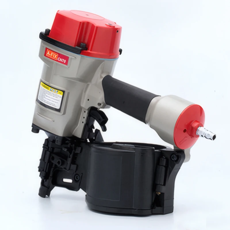

Air Nail Gun Pneumatic Coil Nailer for CN55 CN70 Industrial Roofing Pneumatic Roll Nail Gun Siding Coil Nailer