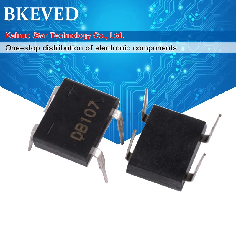 20PCS DB107 DIP 1207 DIP4 Bridge Rectifiers 1000V 1A new and original IC