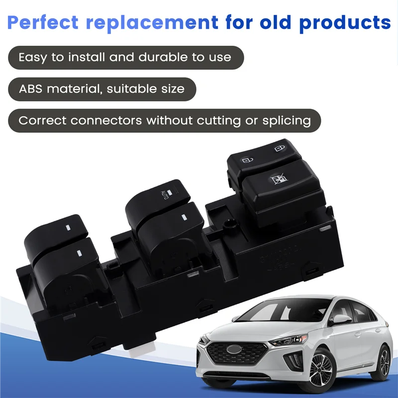 

93570G20104X Главный выключатель стеклоподъемника автомобиля для Hyundai Ioniq Hybrid 2016-2022-AD39