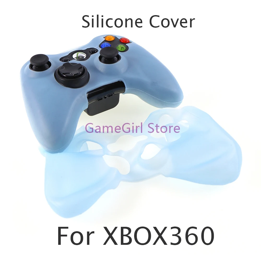 1pc Soft Protective Skin Silicone Cover Case Shell For Xbox 360 Controller Gamepad Accessories