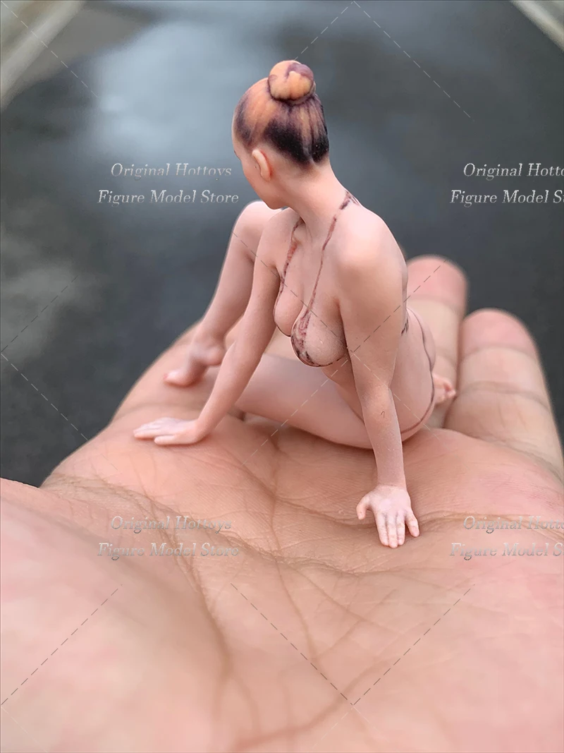 Auf Lager 1/16 Skala Weibliche Soldat Bikini Schönheit Skulptur Mini Ornament Vollen Satz Über 6 cm ction Figur Modell Sammlung