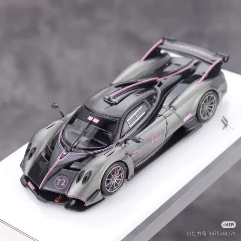 ミニカー DMH 1/64 Pagani Zonda R Paradox Carbon DMH DMY 1:64 zonda r color-changing carbon red carbon flower