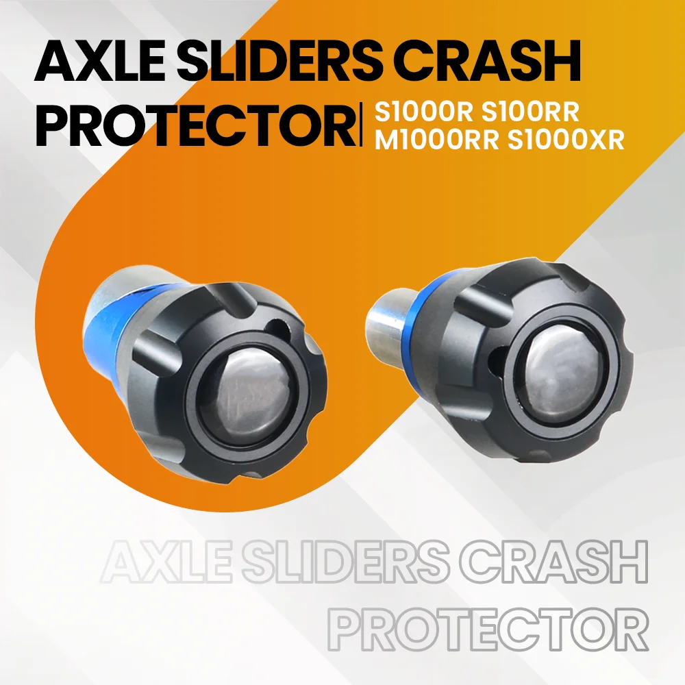 Motorcycle Axle Sliders Crash Protector for BMW S1000RR S1000R S1000XR Anti-Collision Front & Rear Falling Protector 2019-2025