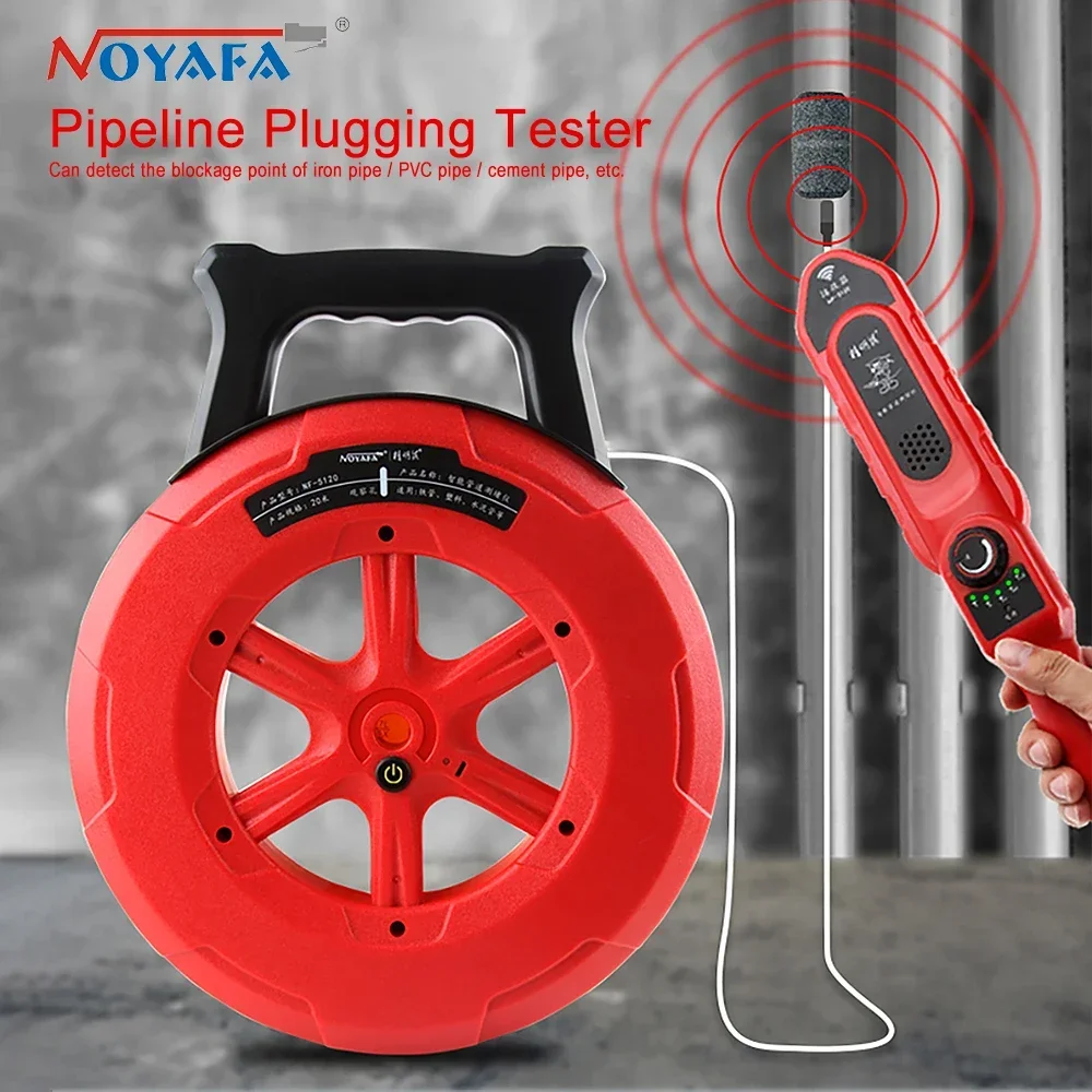 NOYAFA Pip Iron Pipe Blockage Detector NF-5120 NF-5130 Diagnostic-tool Scanner Pipeline Blocking Clogging Plumbers Instrument