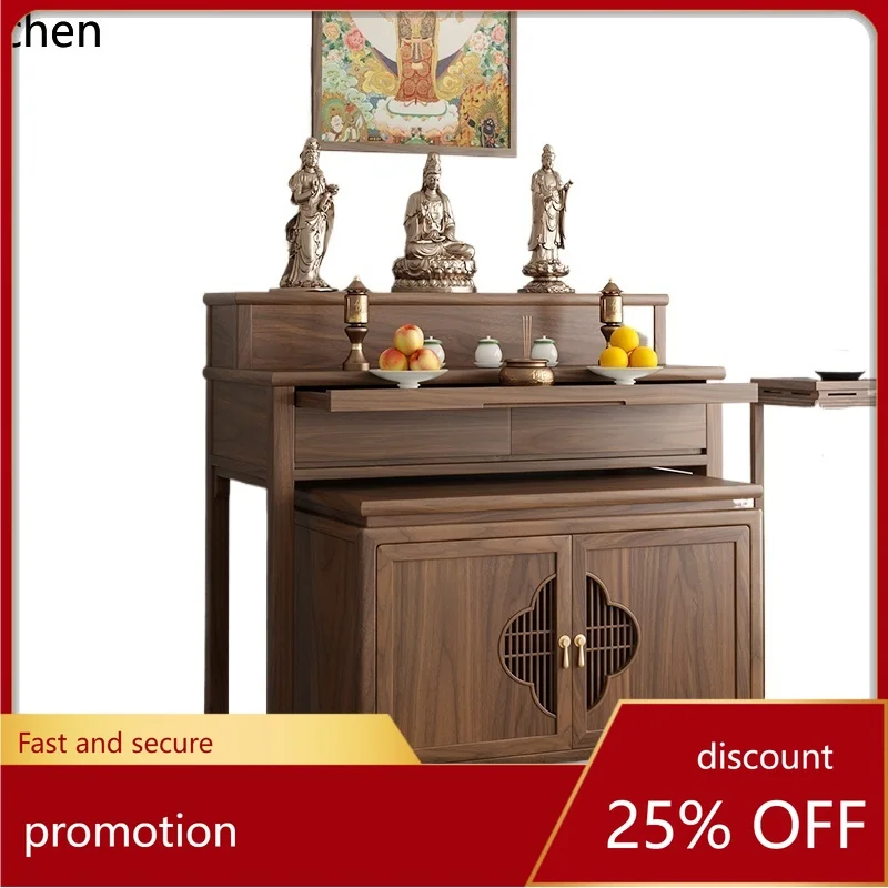 

Новый китайский настольный курильник из массива дерева для Будды и Бога Богатства (для дома)