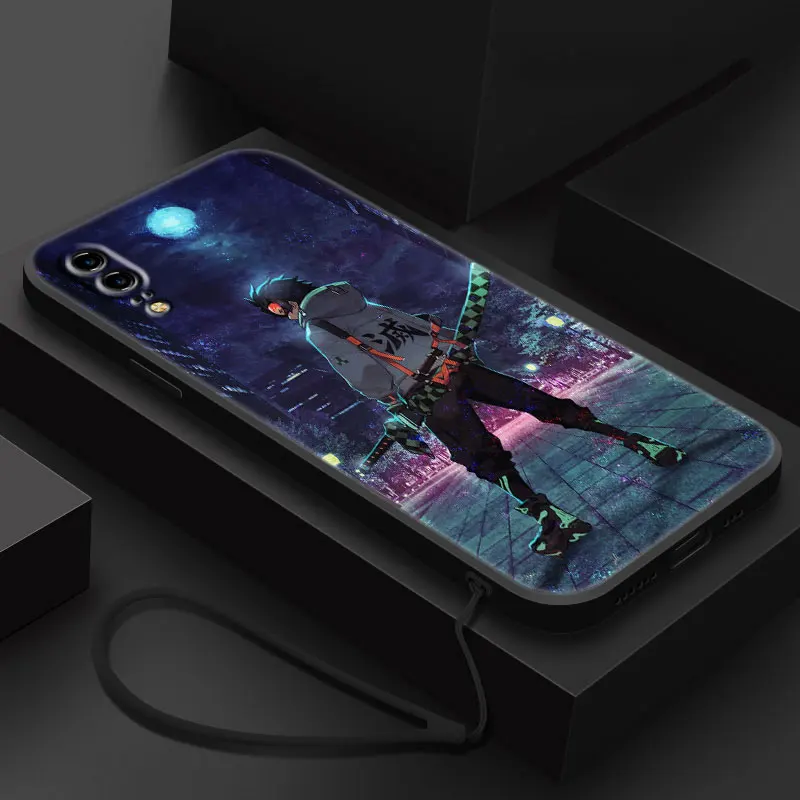 Vaporwave Glitch Anime Case For Huawei P Smart Z S 2021 2020 2019 2018 P50 P40 P30 P20 Pro P10 P9 P8 Lite 2017 5G Black Soft