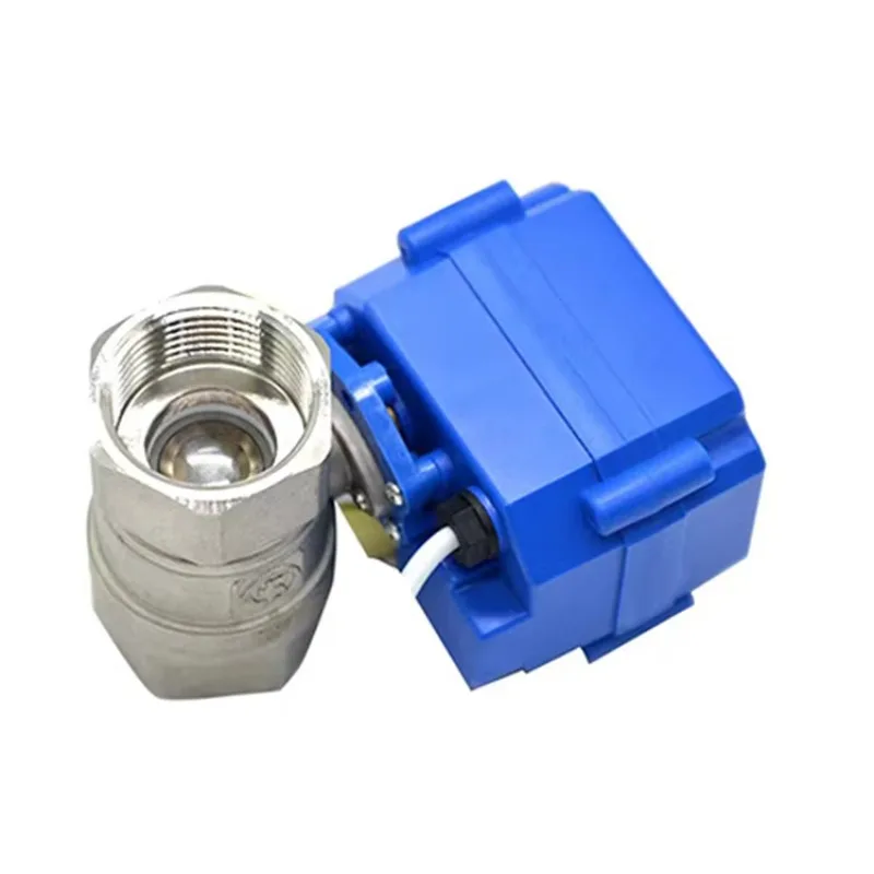 Picture 7: Stainless Steel 314 306 Miniature Electric Actuated Control 2 Way Motorized Ball Valve