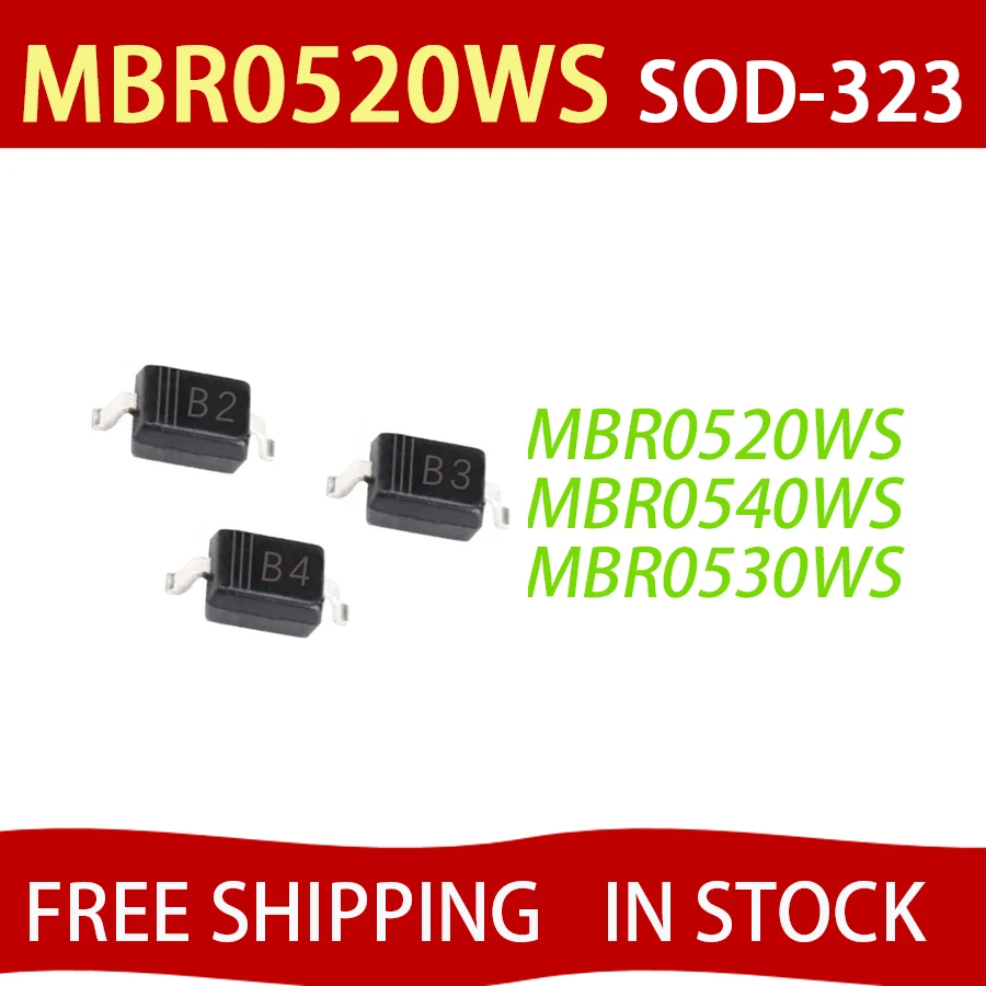 50Pcs MBR0520WS Smd… - image
