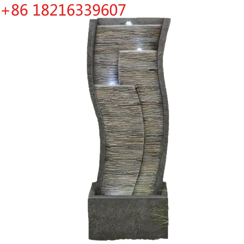YAO rockery fountain feng shui wheel lucky flowing water ornament living room circulating water landing