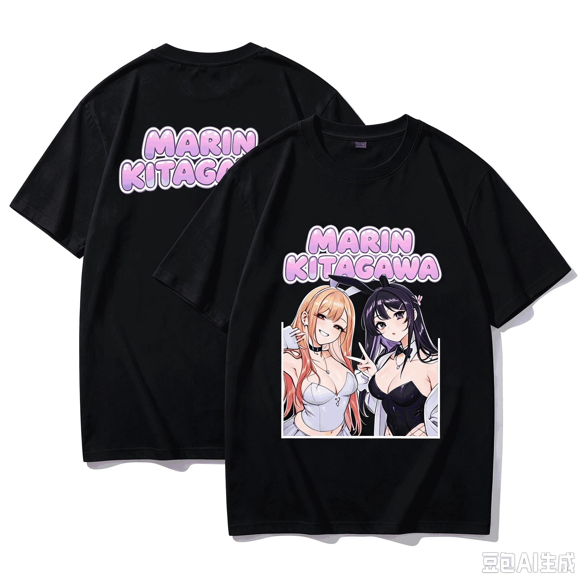 2026 Hot Sale Anime Marin Kitagawa Graphic T-shirt Y2K Unisex O-Neck Cotton T-Shirt Soft Breathable T-shirt Casual Daily T-shirt