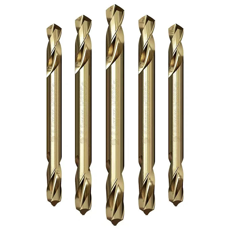 HSS M35 Double-headed Twist Auger Drill Bit Set Double Ended Drill Bits For Metal Stainless Steel Iron Wood Drilling Power Tool