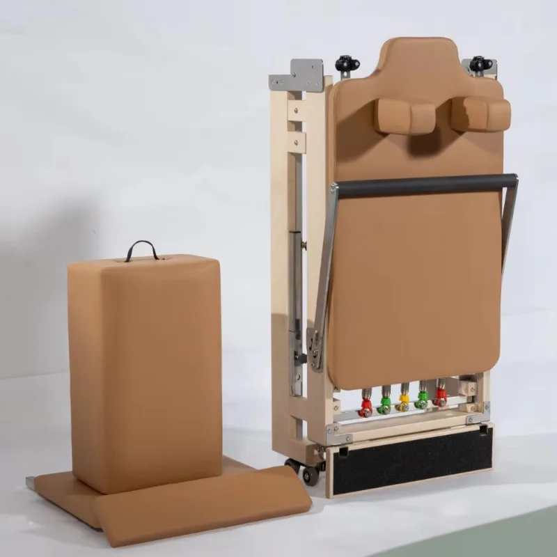 

YTYIN Foldable Pilates Reformer Machine - Portable Gym Equipment for Effective Home Yoga and Pilates Use