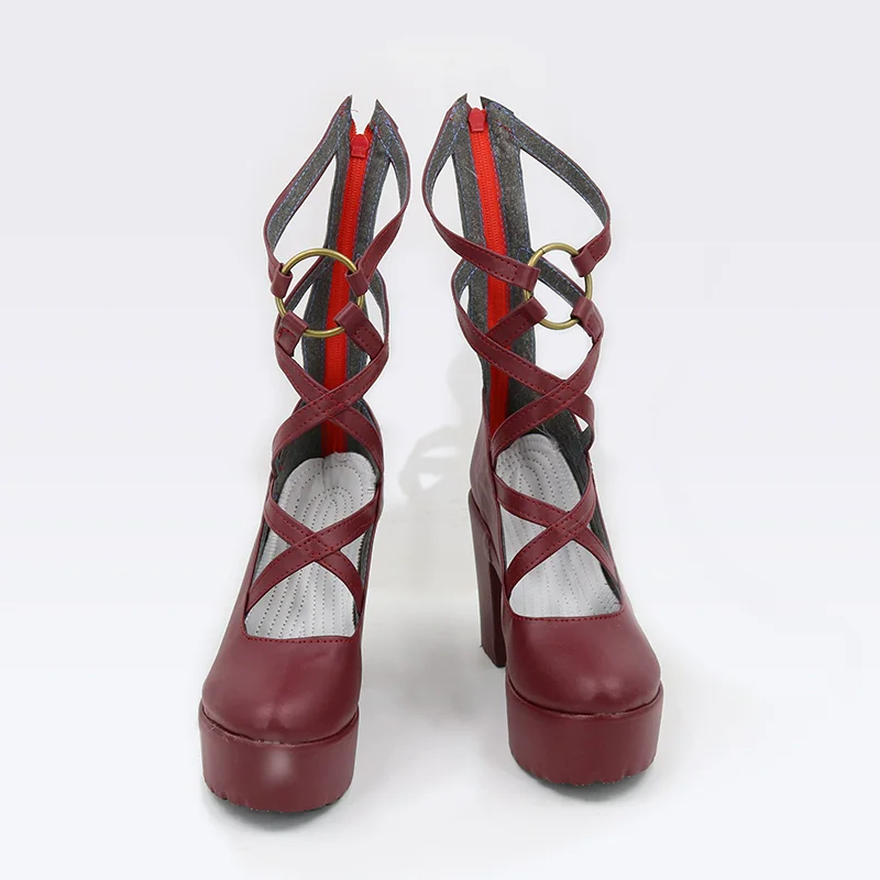 Chaussures de Cosplay Anime FGO Aesc the Rain Witch Space Ishtar Oda Nobukatsu Baobhan Sith